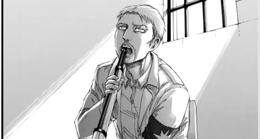 銃口をくわえるライナー