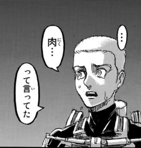 サシャの言葉を伝えるコニー