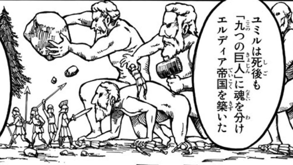 九つの巨人の図